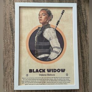 Framed Black Widow “Yelena” Poster